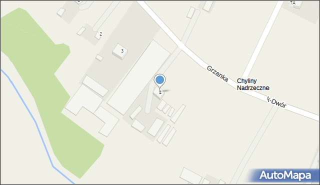 Chyliny, Chyliny, 4, mapa Chyliny