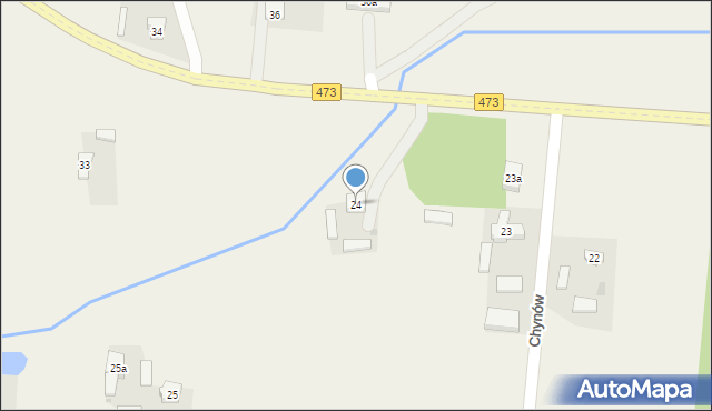 Chynów, Chynów, 24, mapa Chynów