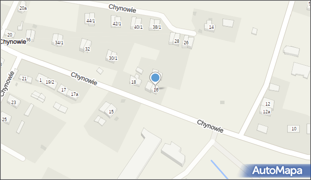 Chynowie, Chynowie, 16, mapa Chynowie