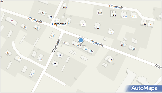 Chynowie, Chynowie, 19/1, mapa Chynowie