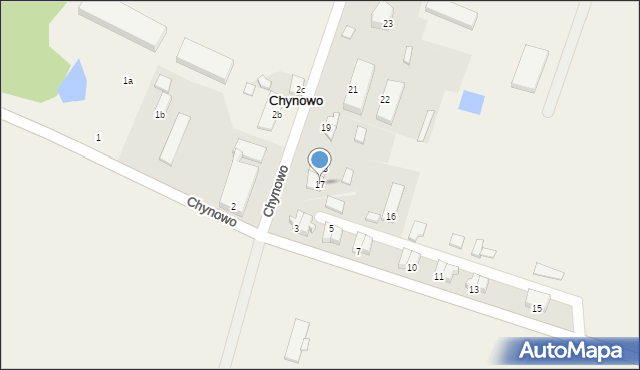 Chynowo, Chynowo, 17, mapa Chynowo