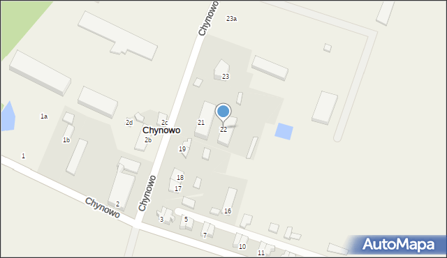 Chynowo, Chynowo, 22, mapa Chynowo