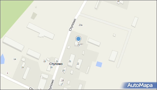 Chynowo, Chynowo, 23, mapa Chynowo