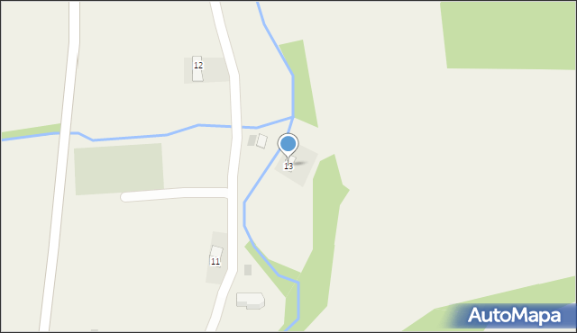 Chyrowa, Chyrowa, 13, mapa Chyrowa