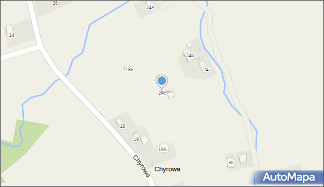 Chyrowa, Chyrowa, 24c, mapa Chyrowa