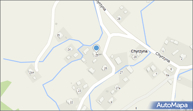 Chyrzyna, Chyrzyna, 25, mapa Chyrzyna