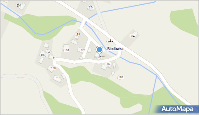 Chyszówki, Chyszówki, 40, mapa Chyszówki