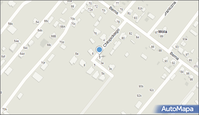 Ciechocinek, Chłopickiego Józefa, gen., 3, mapa Ciechocinek