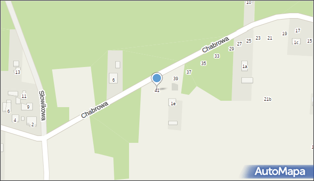 Czarna, Chabrowa, 41, mapa Czarna