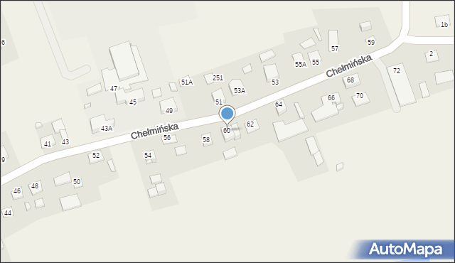 Czarże, Chełmińska, 60, mapa Czarże