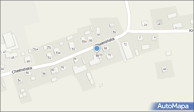 Czarże, Chełmińska, 66, mapa Czarże
