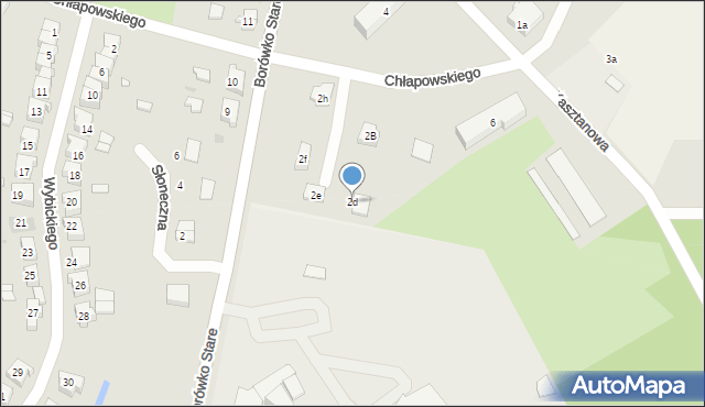 Czempiń, Chłapowskiego Dezyderego, gen., 2d, mapa Czempiń