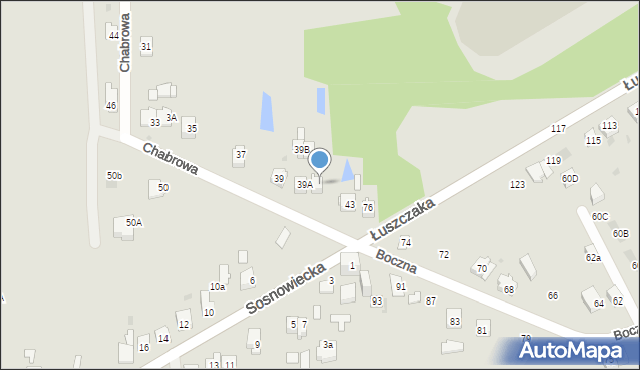 Dąbrowa Górnicza, Chabrowa, 41, mapa Dąbrowa Górnicza