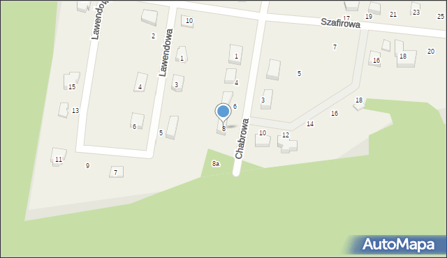 Dankowo, Chabrowa, 8, mapa Dankowo