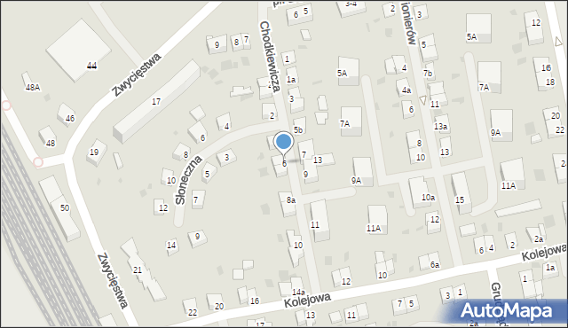 Dobre Miasto, Chodkiewicza, 6, mapa Dobre Miasto