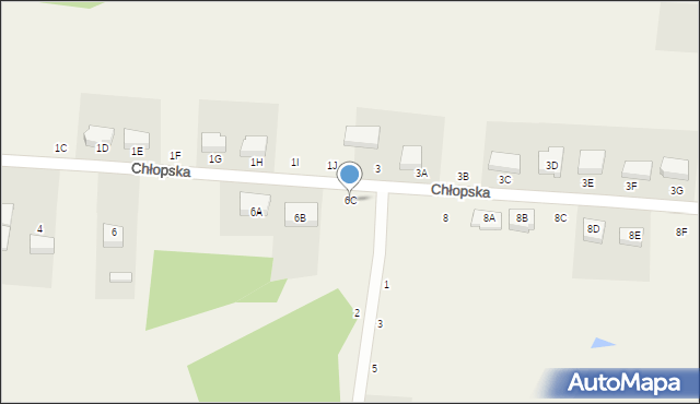 Dobrzewino, Chłopska, 6C, mapa Dobrzewino