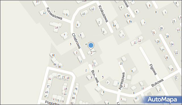 Dobrzykowice, Chabrowa, 2, mapa Dobrzykowice