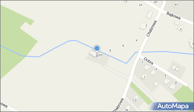 Drogoszewo, Chabrowa, 10, mapa Drogoszewo