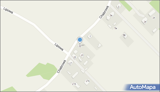 Drogoszewo, Chabrowa, 11, mapa Drogoszewo