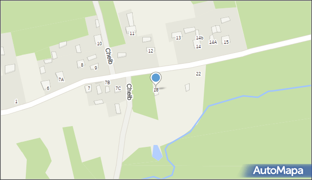 Drutarnia, Chełb, 18, mapa Drutarnia