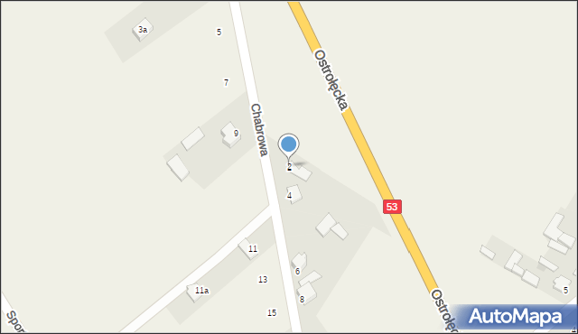 Dylewo, Chabrowa, 2, mapa Dylewo