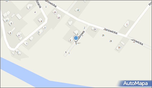 Gajków, Chabrowa, 5, mapa Gajków