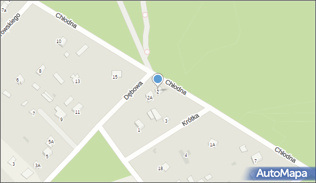 Garbatka-Letnisko, Chłodna, 2, mapa Garbatka-Letnisko