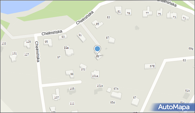 Gdańsk, Chełmińska, 89, mapa Gdańska