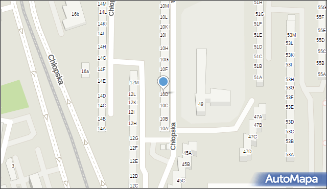 Gdańsk, Chłopska, 10D, mapa Gdańska