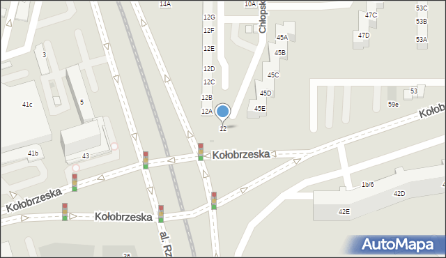 Gdańsk, Chłopska, 12, mapa Gdańska