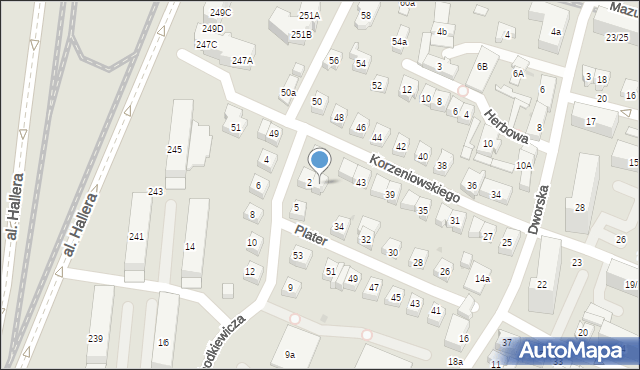 Gdańsk, Chodkiewicza Jana Karola, hetm., 2a, mapa Gdańska