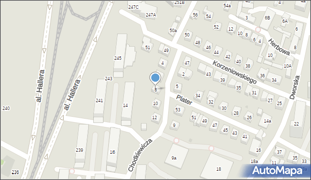 Gdańsk, Chodkiewicza Jana Karola, hetm., 8, mapa Gdańska