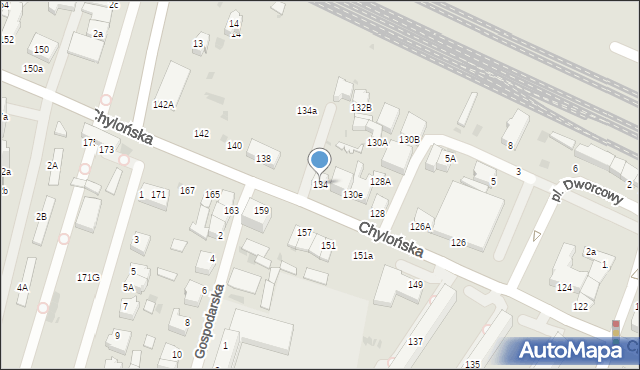 Gdynia, Chylońska, 134, mapa Gdyni