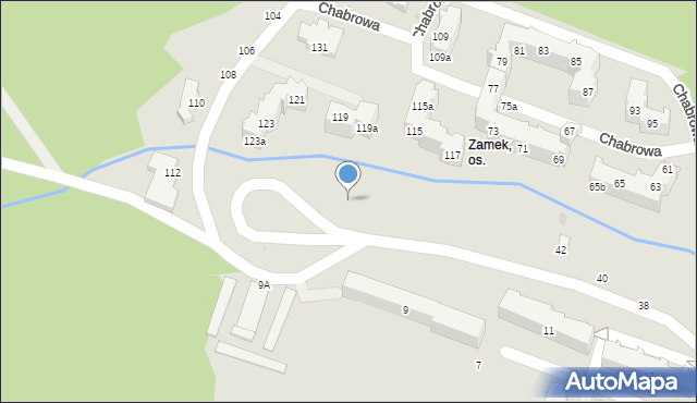 Gdynia, Chabrowa, 114, mapa Gdyni