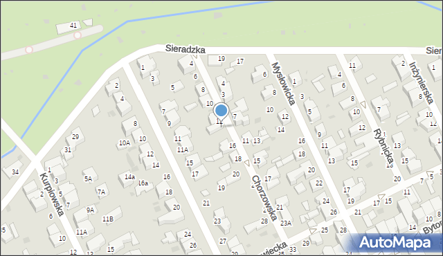 Gdynia, Chorzowska, 14, mapa Gdyni