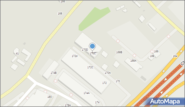 Gdynia, Chwaszczyńska, 170C, mapa Gdyni