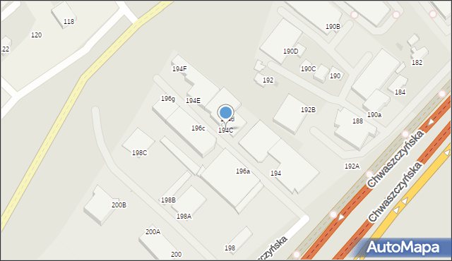 Gdynia, Chwaszczyńska, 194C, mapa Gdyni