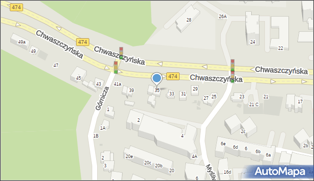 Gdynia, Chwaszczyńska, 35, mapa Gdyni