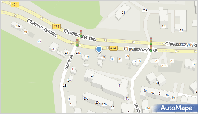 Gdynia, Chwaszczyńska, 37, mapa Gdyni