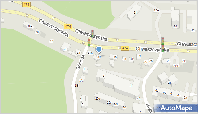Gdynia, Chwaszczyńska, 39, mapa Gdyni