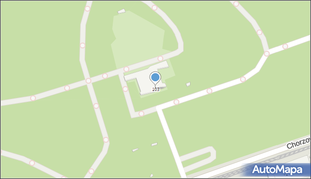 Gliwice, Chorzowska, 103, mapa Gliwic