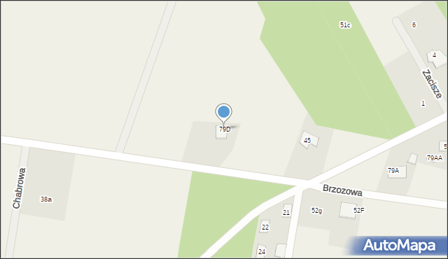 Gniła, Chabrowa, 43, mapa Gniła