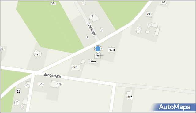 Gniła, Chabrowa, 52, mapa Gniła