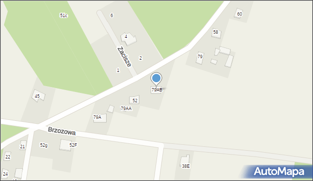 Gniła, Chabrowa, 54, mapa Gniła