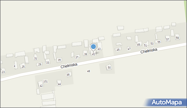 Gołaczewy, Chełmska, 41, mapa Gołaczewy