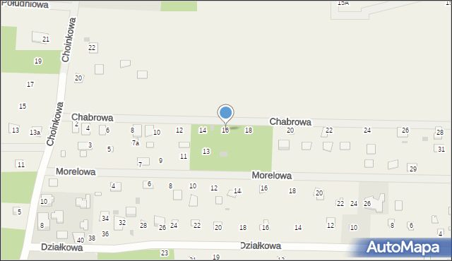 Goławice Pierwsze, Chabrowa, 16, mapa Goławice Pierwsze