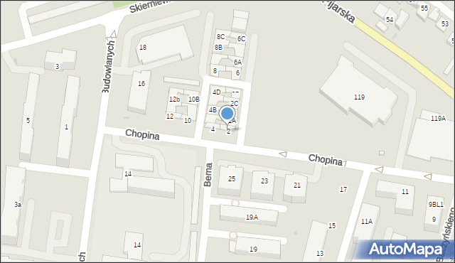 Góra Kalwaria, Chopina Fryderyka, 2, mapa Góra Kalwaria