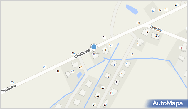 Gortatowo, Chlebowa, 46, mapa Gortatowo