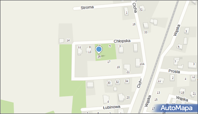 Gościcino, Chłopska, 15, mapa Gościcino