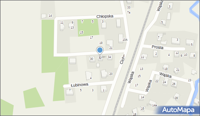 Gościcino, Chłopska, 32, mapa Gościcino